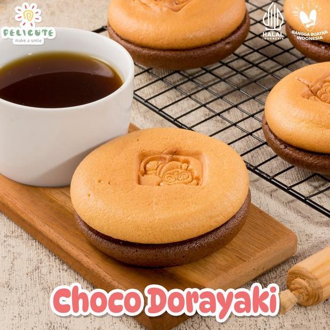 Delicute Choco Dorayaki isi 6 pcs - Kue Coklat Enak - Food, Chocolate Makanan Manis