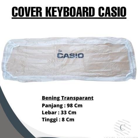 Cover Keyboard Casio Transparant Penutup Debu Keyboard Casio