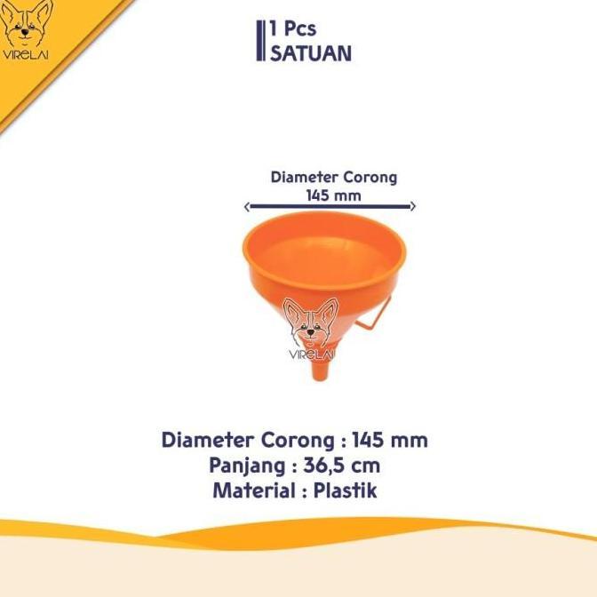 Olinoy- Corong Belalai Oil 145 Mm / Corong Hopkins Oli Model Panjang