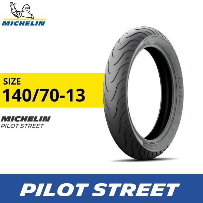 Ban Belakang Upsize Motor NMax Michelin PilotStreet 140/70-13 Tubeless