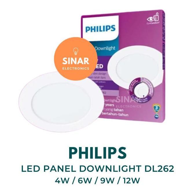 Lightx- Dl262 Led Panel Downlht Philips 4W/6W/9W/12W