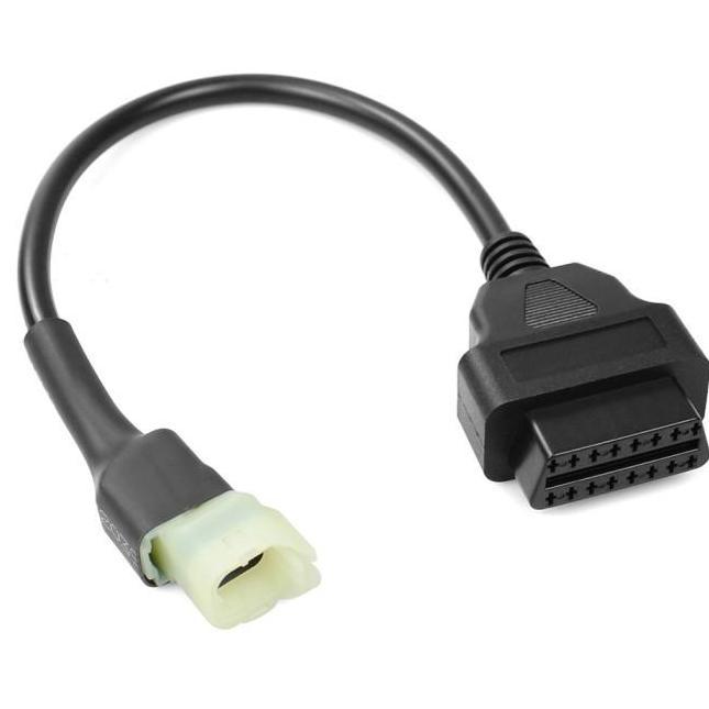 Kabel Adapter Diagnostik OBD Honda 4 Pin ke OBD2 16 Pin Honda 4pin to OBDII