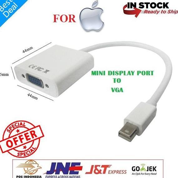 CONVERTER MINI DP TO VGA / MINI DISPLAY PORT TO VGA