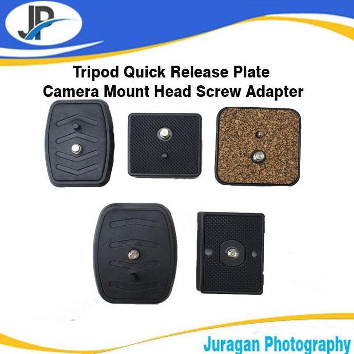 Tripod Quick Release Plate / Kepala Tripod Universal
