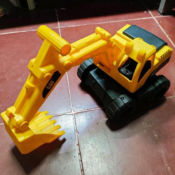 MAINAN MOBIL EXCAVATOR TRUCK CATERPILLAR CAT ORIGINAL TOY STATE TRUK PENGGARUK PASIR FG75