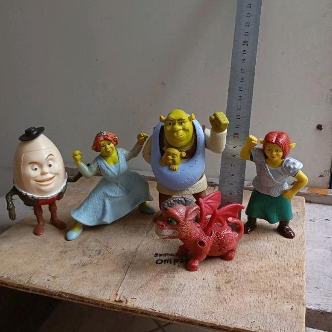 5 PCS FIGURE KARTUN SHREK MCDONALDS CS99
