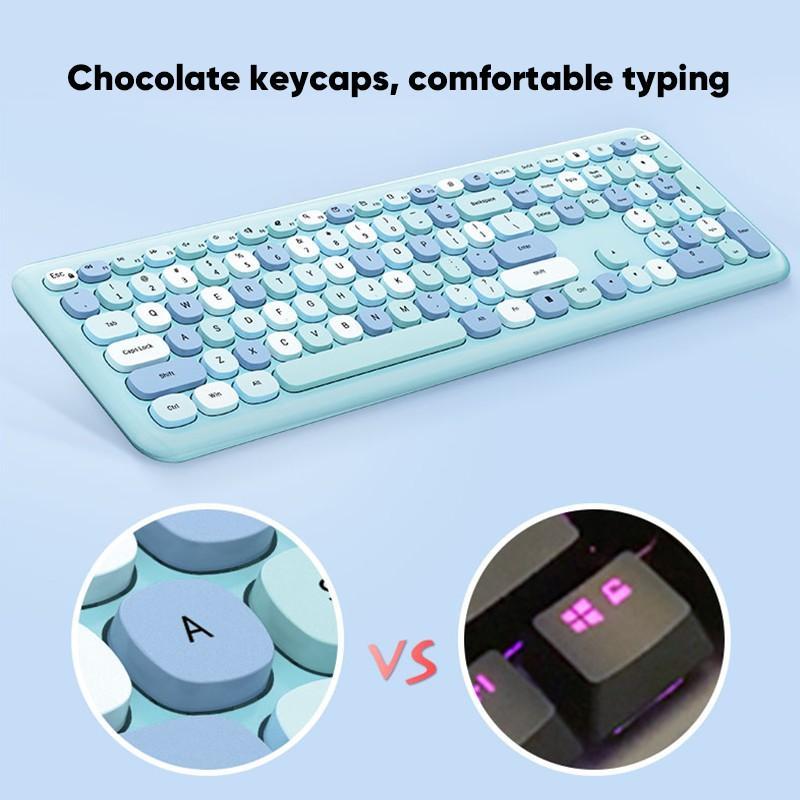 Mofii Keyboard Mouse Set 2.4G Wireless 666