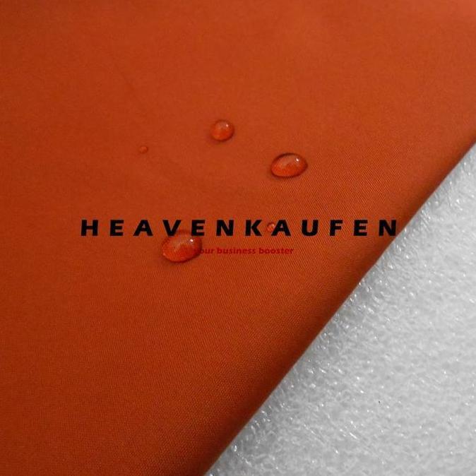 Kain Jaket Micro NS Orange Bata / Dusty Orange Water Resistant Meteran