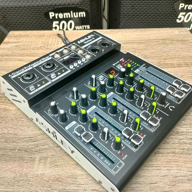 Ajuste- Mixer Ashley Better 4 4 Channel Usb Bluetooth Dsp Efek Vokal