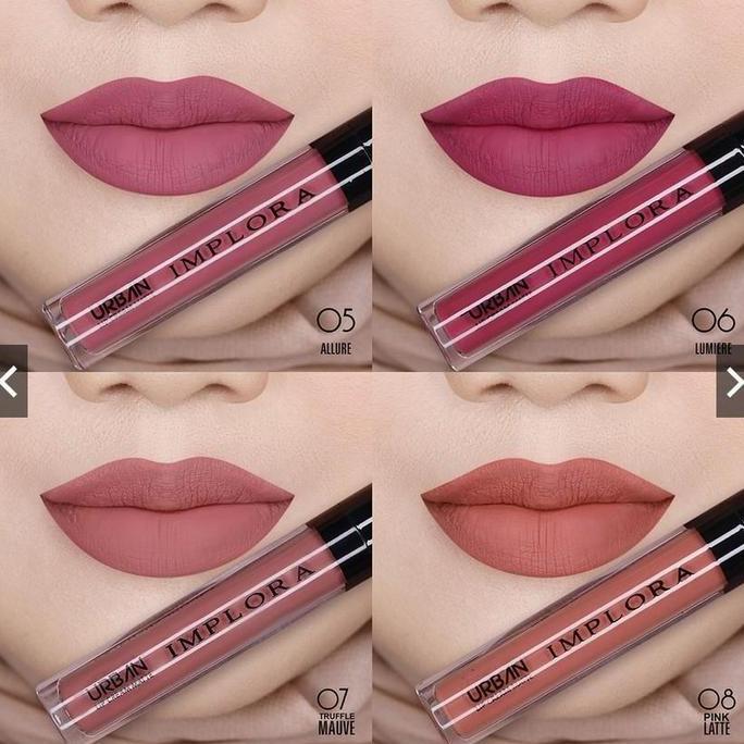 Radejarrr - Implora Lipcream Urban Matte Bpom Original Lip Cream Bibir Waterproof Kosmetik Wajah Lip