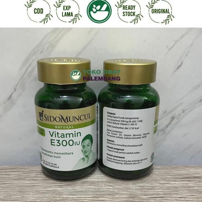 Higher- Sidomuncul Vitamin E 300 Iu 50 Soft Capsule Vit E 300Iu Sidomuncul
