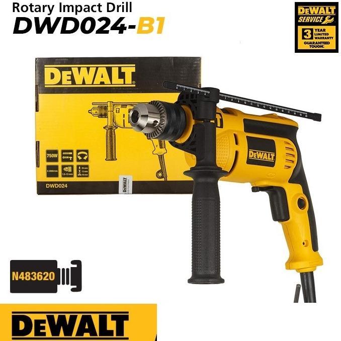LARIS DEWALT DWD024 IMPACT DRILL / BOR IMPACT LISTRIK 650W 13MM
