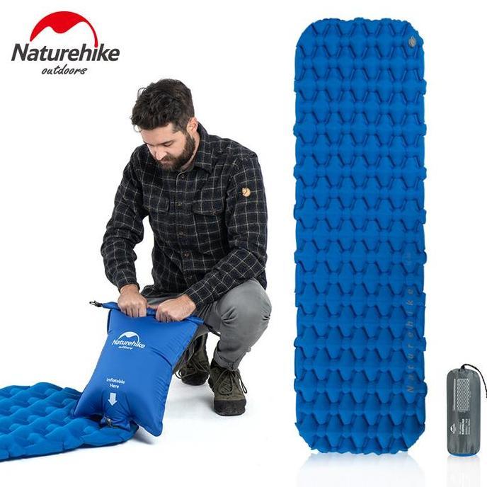 Why99- Matras Angin Lipat Naturehike Nh19Z032-P-Nh19Z001-P Fc10 Sleeping Pad Single