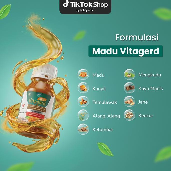 Excellent- Madu Vitagerd - Herbal Alami Membantu Masalah Gerd Anxiety (Sering Cemas & Insomnia), Asa