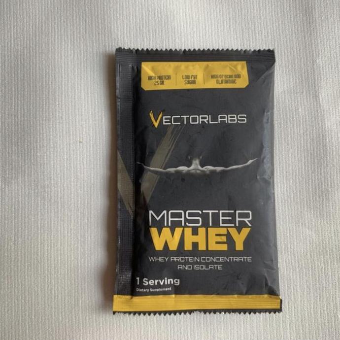 7 Sachet Master Whey Protein Shake Iso Vectorlabs Free Towel Sport Evo