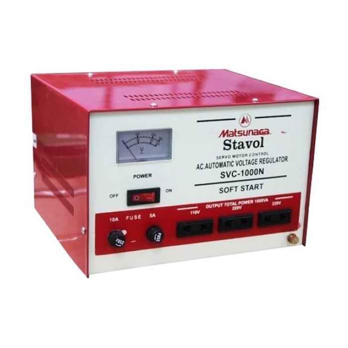 STAVOLT MATSUNAGA 500VA STABILIZER KOMPUTER ORIGINAL DAN TERPERCAYA