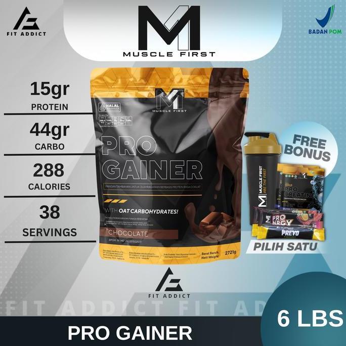 Healthy- M1 Muscle First Gold Pro Gainer 6 Lbs 6 Lb 6Lbs 6Lb Musclefirst Gainer