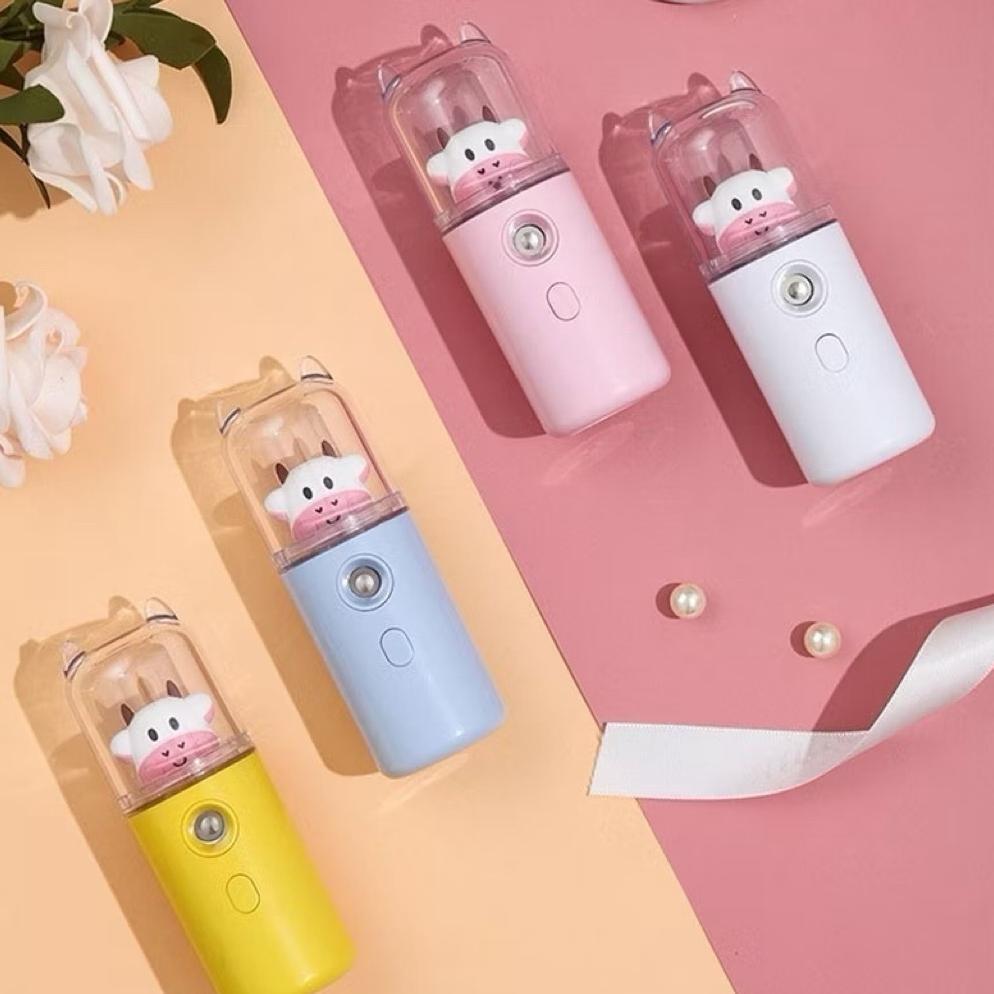 Big Promo [Joeragan Lapak] Nano Spray Karakter Cow Rabbit Sapi Kelinci Alat Semprot Wajah Portable M