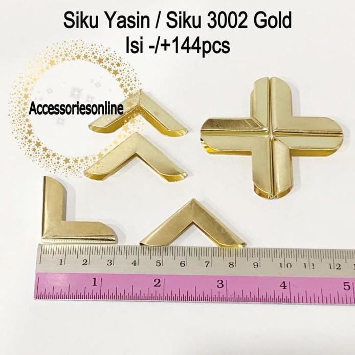 Siku Yasin / Siku 3002 Gold Isi 144pcs