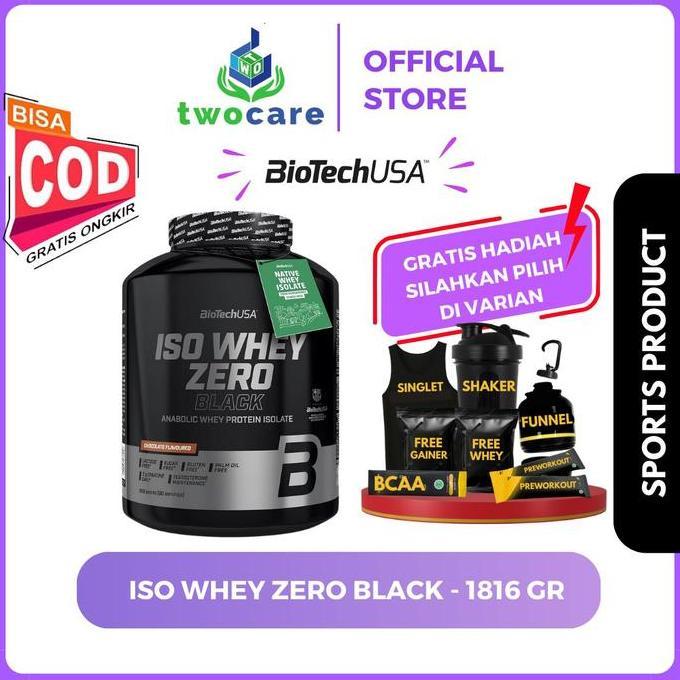 Biotech Usa Iso Whey Zero Black 1816Gr Isolate Whey Protein