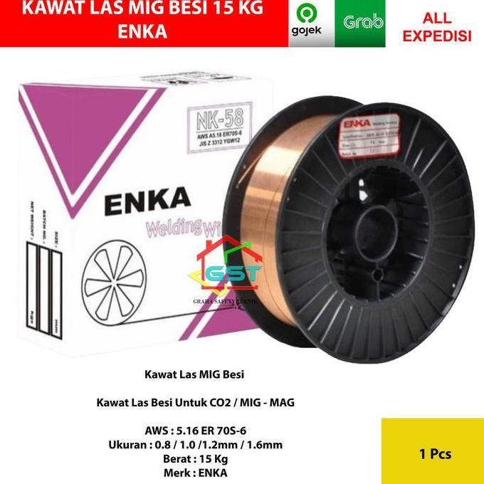 Ready kawat las mig besi / kawat las co er 70s 15 kg