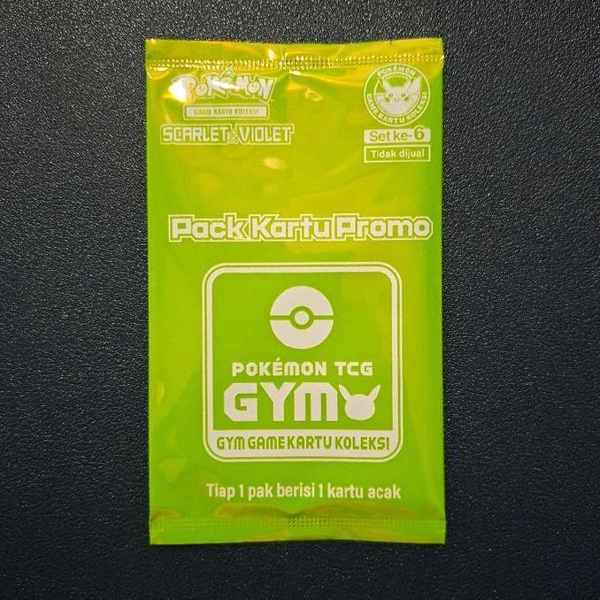 Pokemon GYM promo pack set ke-6 pokemon Indonesia