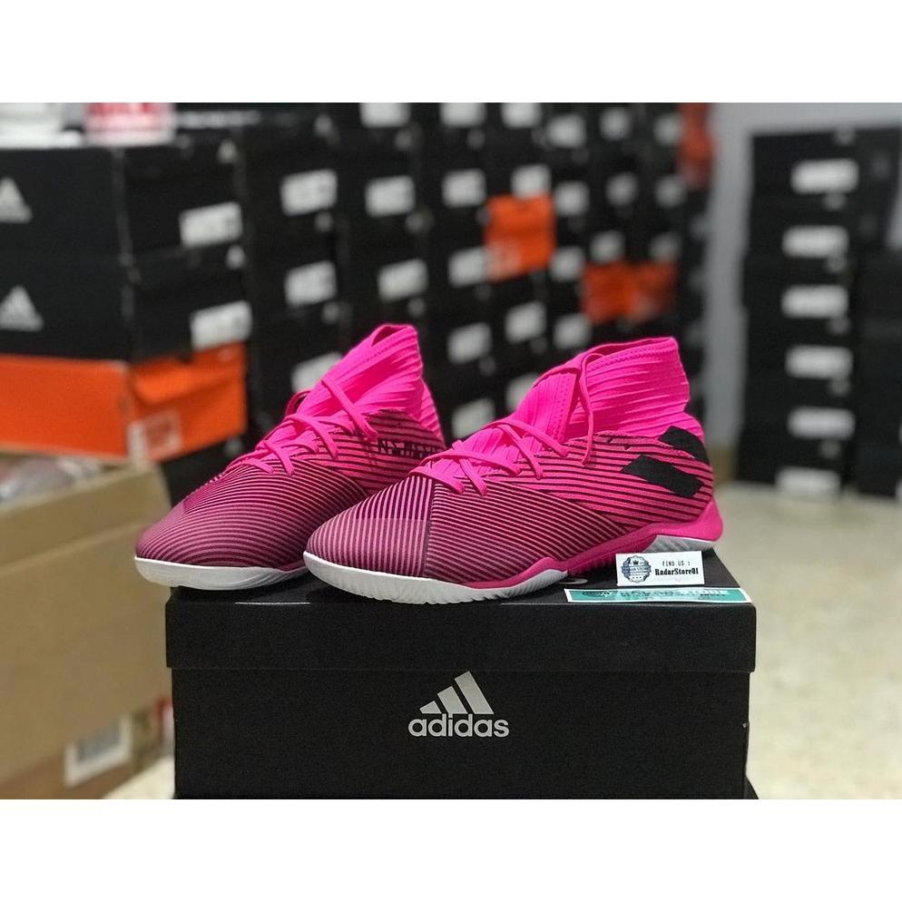 NEW Sepatu Futsal Adidas Nemeziz 19.3 IN Shock Pink/Black F34411 Original BNIB