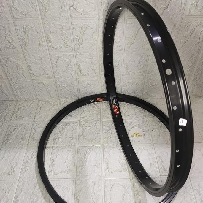 Rims Velg BMX 20 Murni ARAYA JA25 Rim Lubang 36H TAPAK LEBAR Alloy Single Wall Ada Brake Line Valve 
