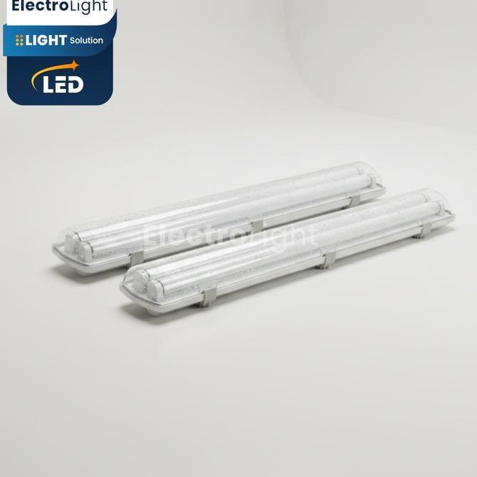 Lampu teras kap TL plafon depan rumah 60cm 120cm T8 LED penerangan housing