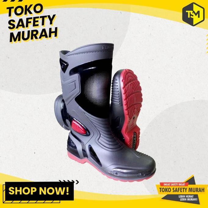 Ready Sepatu Boot AP Moto 3 Boots Pria Moto 3 Sepatu Motor Anti Air Hujan Boot ORIGINAL