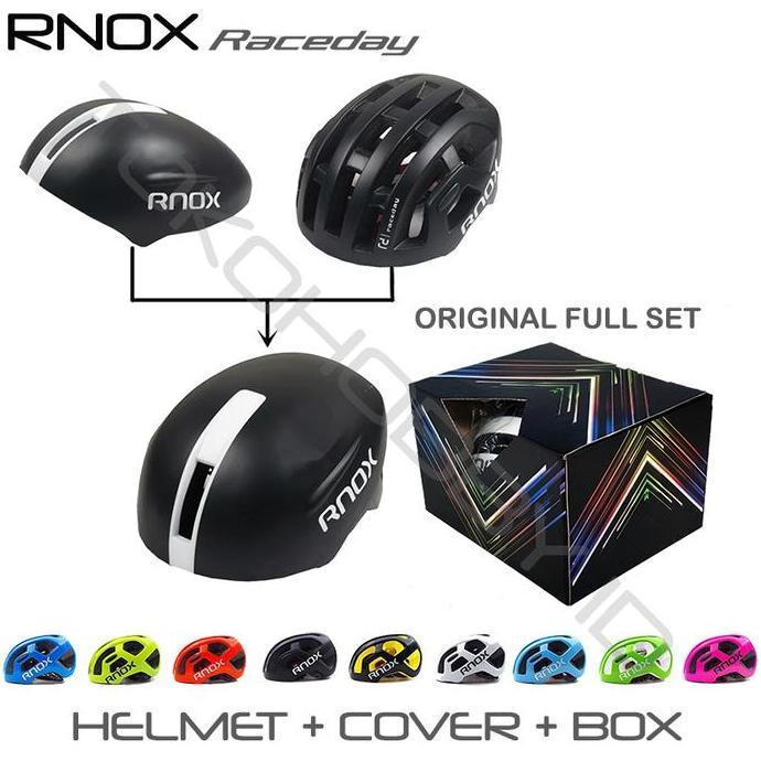 Helm Sepeda Aero RNOX Raceday mirip POC Roadbike MTB Seli Original