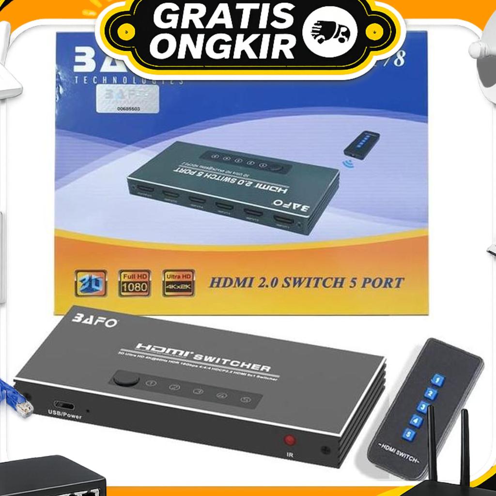 Bafo Bf-178 Hdmi 2.0 4K Switch 5 Port