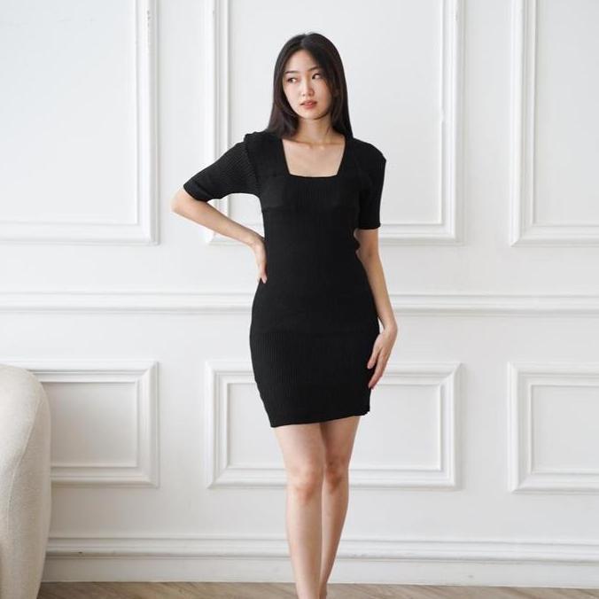 MURAH LEBAY basic id fashion Mini dres wanita korean style / Dres wanita korean style Casual Pendek 