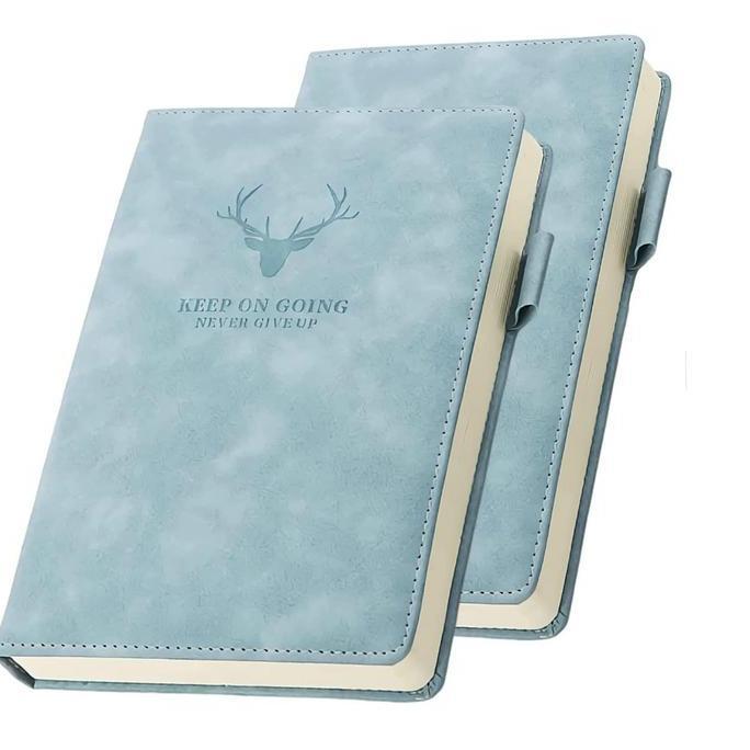 Buku Catatan Jurnal Aesthetic A5 Super Tebal Diary 360 Halaman Cover Kulit Binder Buku Catatan  Agen