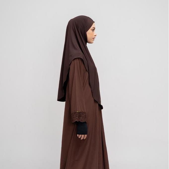 TUBITA - Zoya French Khimar Hijab Wanita Instant Syari Kerudung Polos Jilbab Umroh dan Haji (TERBAIK