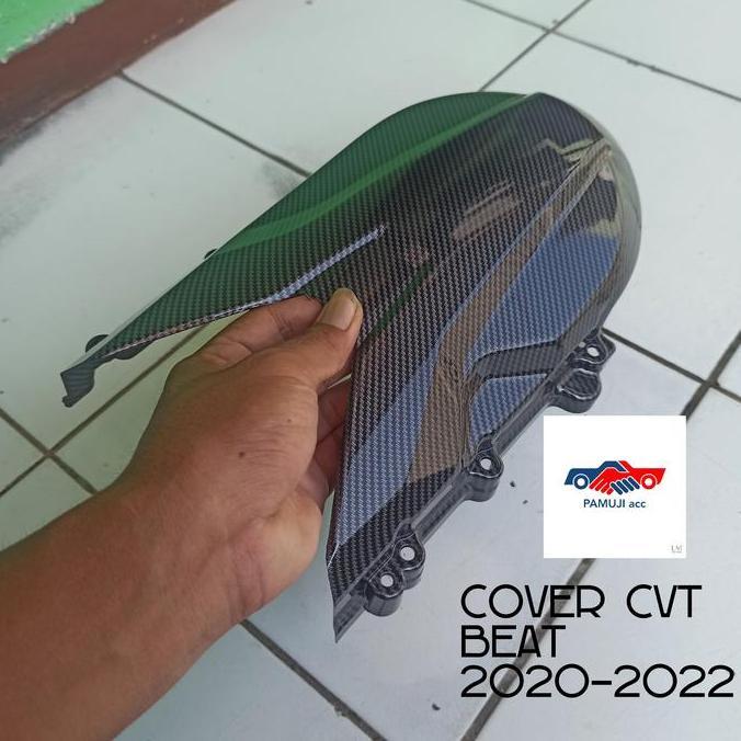 cover cvt dan filter BEAT DELUXE BEAT STREET 2020-2022 karbon kilap