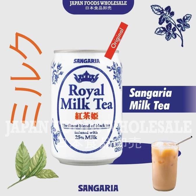 Sangaria Royal Milk Tea Drink / teh susu / minuman jepang