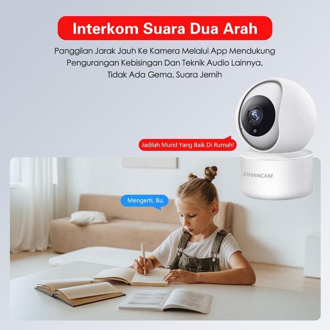 Suchen- Xihancam Smart Kamera Cctv Wifi Indoor 3Mp Ip Camera Wireless Hp Jarak Jauh Ptz 360 Cctv Nvr