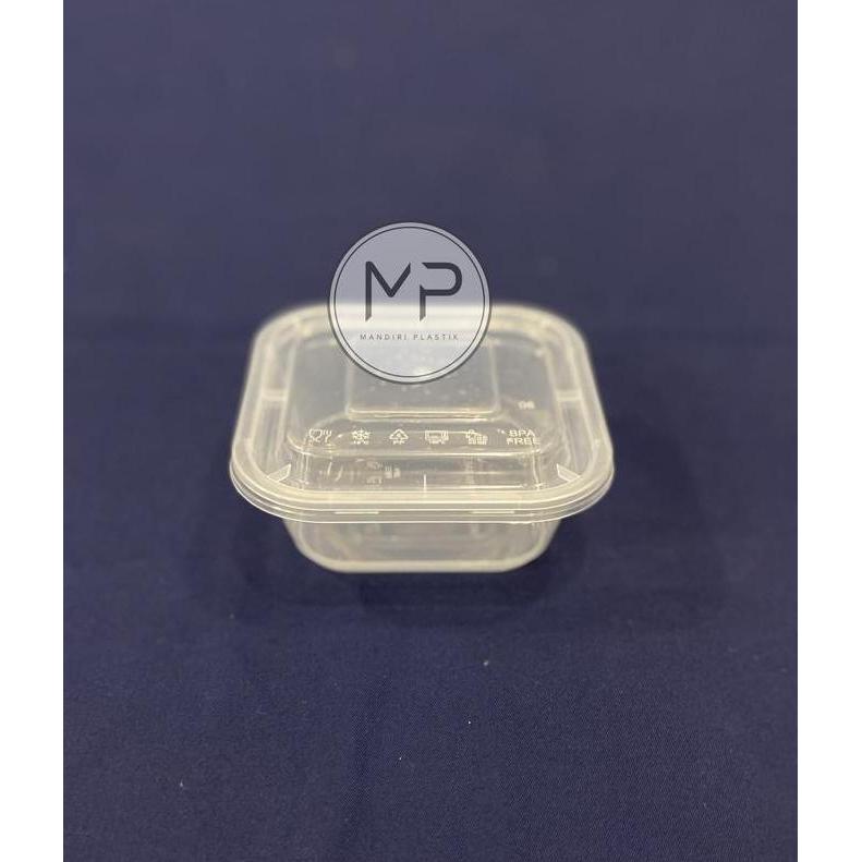 Lacha- Thinll Square Otk 350 Cup Mika Oti Food Container Kotak Makan Persegi 350Ml Kotak - 25Pcs