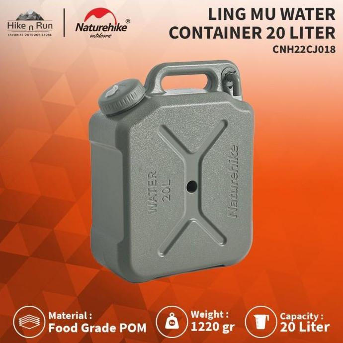 Galon Air Naturehike Cnh22Cj018 Ling Mu Outdoor Bucket Tbk
