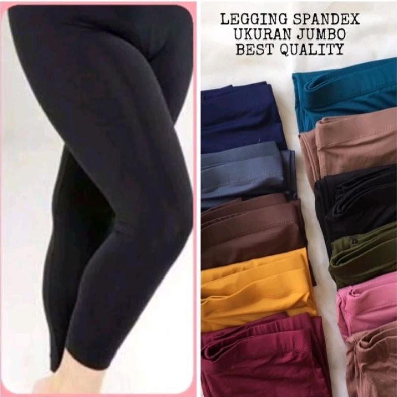new arrival legging wanita jumbo tebal premium | legging spandek jumbo | legging panjang wanita