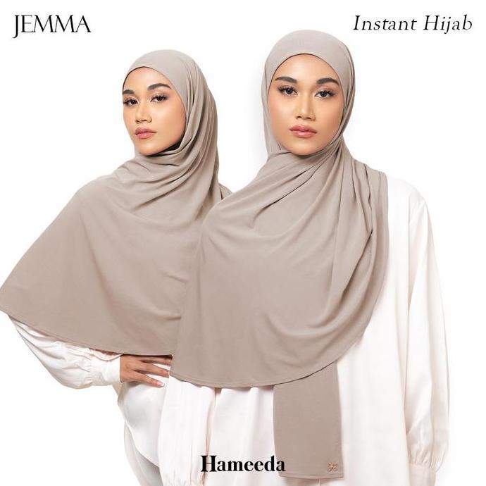 Baguskok- Hameeda - Jemma Instant Pashmina | Jersey Bergo Panjang Jilbab Basic Kerudung Muslim Nita