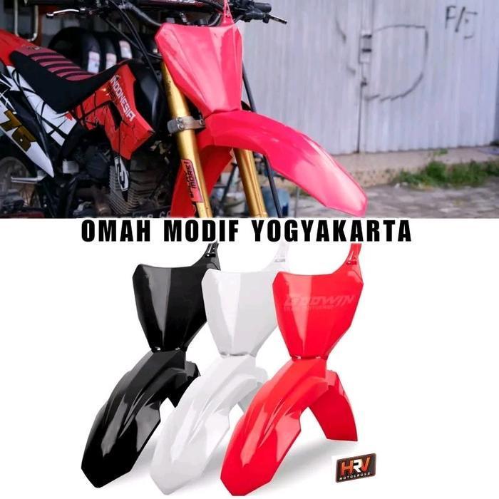 Sparkboard Spakbor Depan Crf 250 2020 Papan Nomor Plat Nomer Slebor Crf 250R Hrv Original Dan Terper