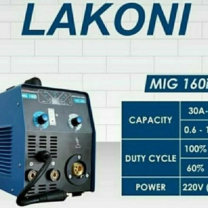 Promo Mesin Las Co Lakoni Mig 160I Travo Las Inverter Tanpa Gas Igbt