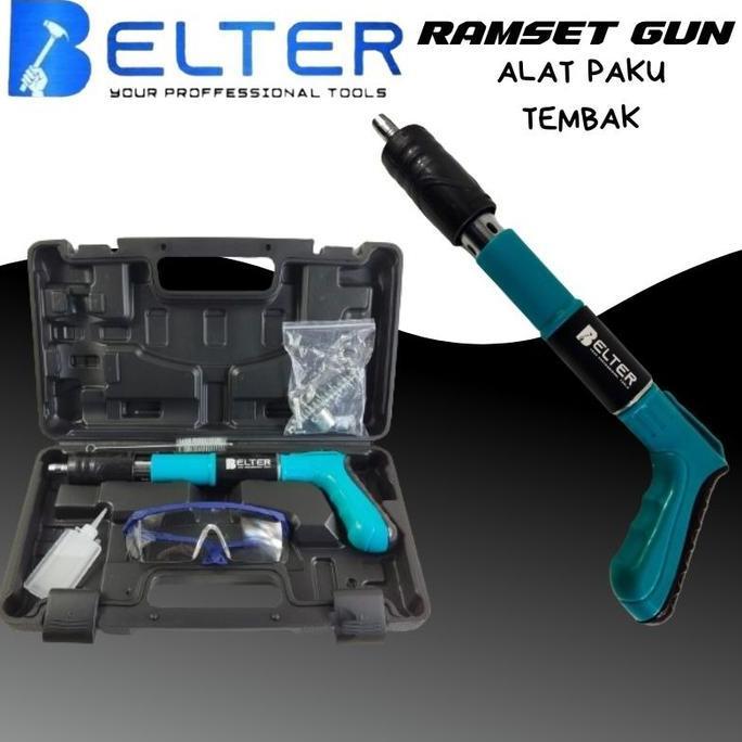 Sale Lumos Nail Gun Fastening Gun Ramset Gun Alat Paku Tembak Paku Tembok Beton Paku Lurus Mini / Mi