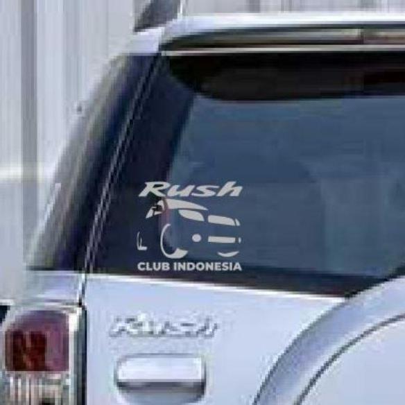 STIKER TOYOTA RUSH LAMA OLD CLUB OWNER COMMUNITY MOBIL STICKER KACA MURAH
