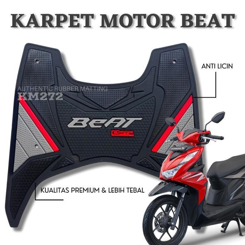 Karpet Motor Beat 2020-2025/ Aksesoris Honda beat / Pijakan Kaki Honda Beat 2020-2026 DISKON