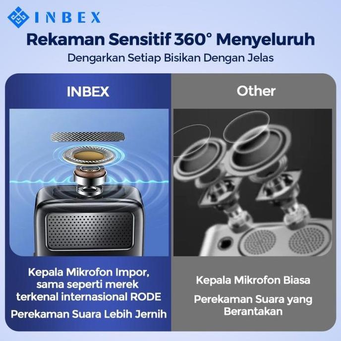 Grosir Inbex Im4 Wireless Microphone Mic Wireless Clip On Lavalier