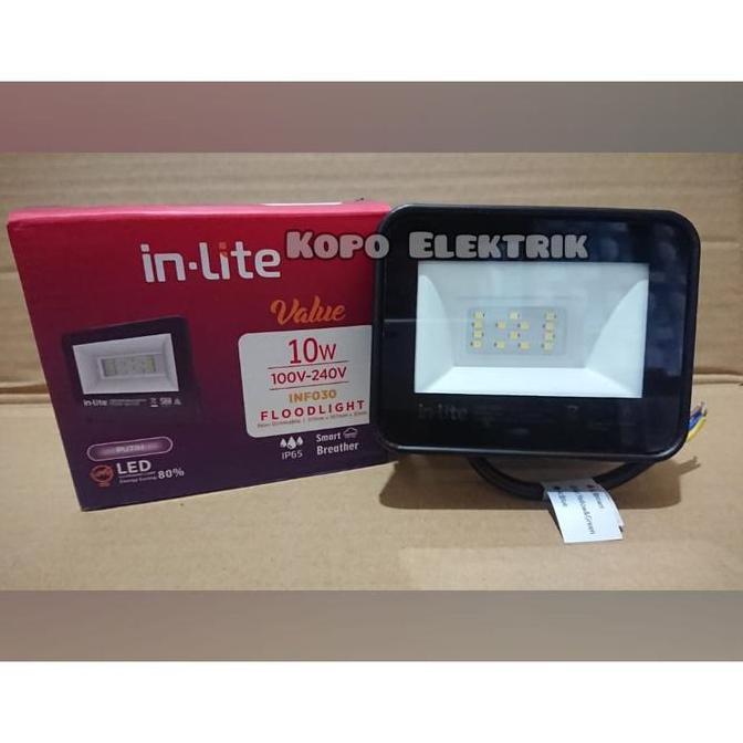 Inlite Lampu Sorot 10 Watt LED Inlite Sorot Value Floodlight