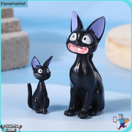 Jiji Kiki'S Delivery Service Cat Kiki Jiji Firgure Pajangan Dekorasi Resin Rumah Zakka Harga Terjang